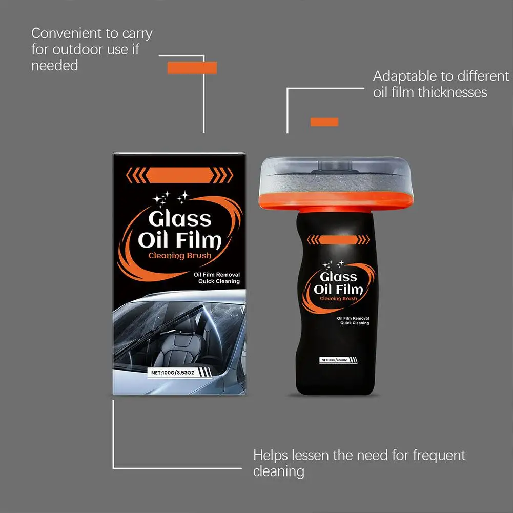مزيل فيلم زيت زجاجي للسيارة، فرشاة تنظيف زجاج السيارة الأمامي الاحترافية، أداة تنظيف غشاء زيت تلميع النوافذ المضادة للضباب #5