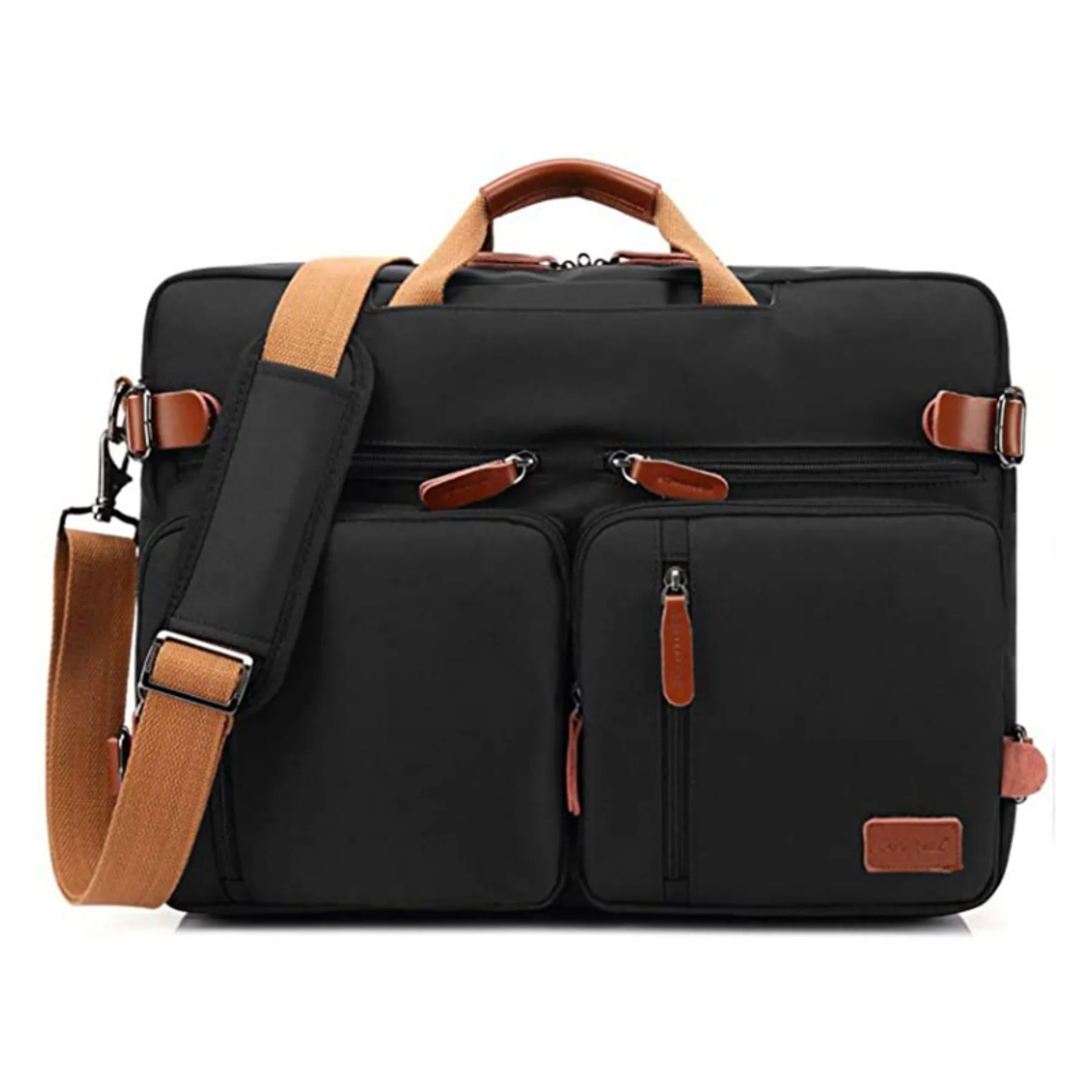 

Convertible Backpack Messenger Shoulder bag Laptop Case Handbag Business Briefcase Multi-functional Travel Rucksack Fits