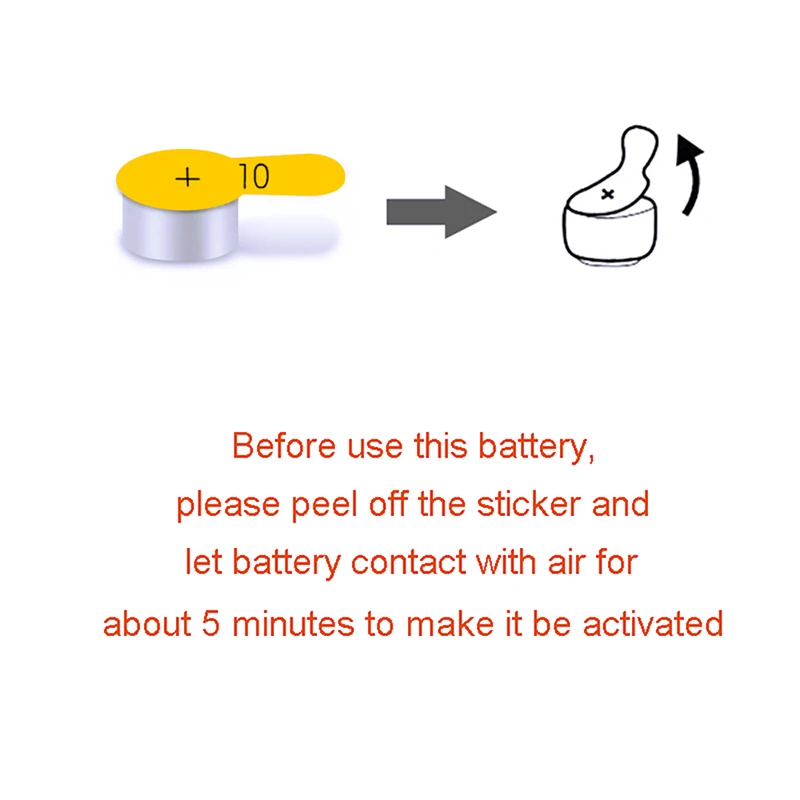 60x Powerone Hearing Aid Batteries 10 a10 10a P10 PR70 Germany 1.45V Zinc Air Cell Button Battery for CIC In Ear Hearing Aids