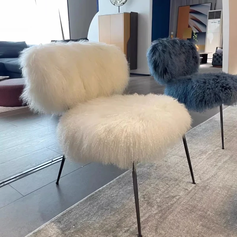 Sillones de Salón Confortables para Sala de Estar, Sillón Moderno de Terciopelo para Dormitorio, Sillón Nórdico de Lujo para Adultos, Muebles para el Hogar