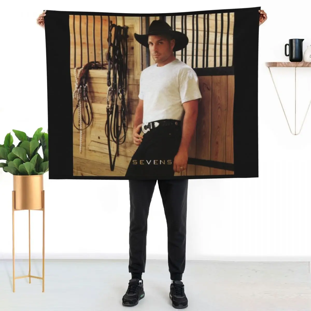 

Garth Brooks Sevens Throw Blanket Outdoor Soft Blanket for Picnic Beach Camping