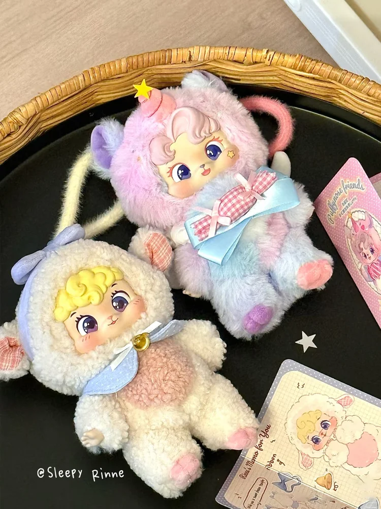 

Puffynose Friends Memo Series Vinyl Face Blind Box Surprise Dolls Trendy Keychains Collectible Pendents for Adults And Kids