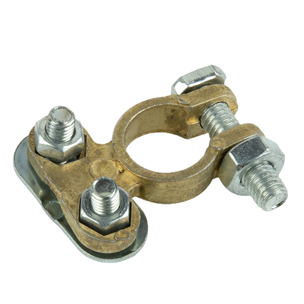 Connectors Battery Terminals Caravan Fittings Leisure Car Replacement 21mm Head Width 2Pcs Accessories Brass/Aluminium