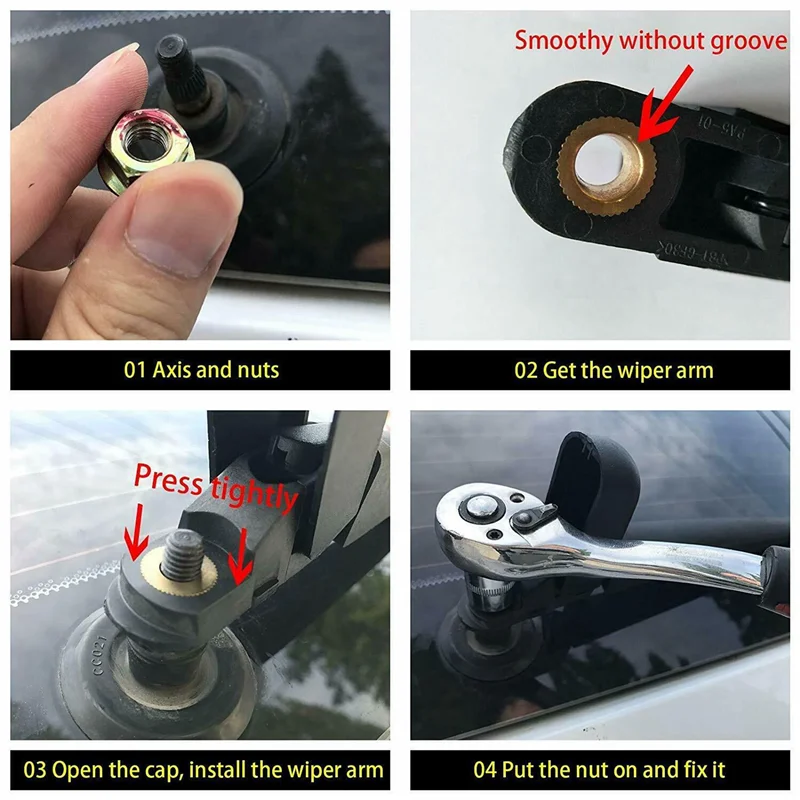 

5X For Trailblazer Envoy Buick Rainier Windshield Wiper Arm Blade Set
