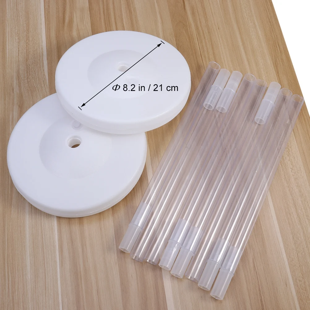 

3 Pcs Balloon Rack Balloons Arch Stands Base Kit Wedding Column Rod Child Ballon