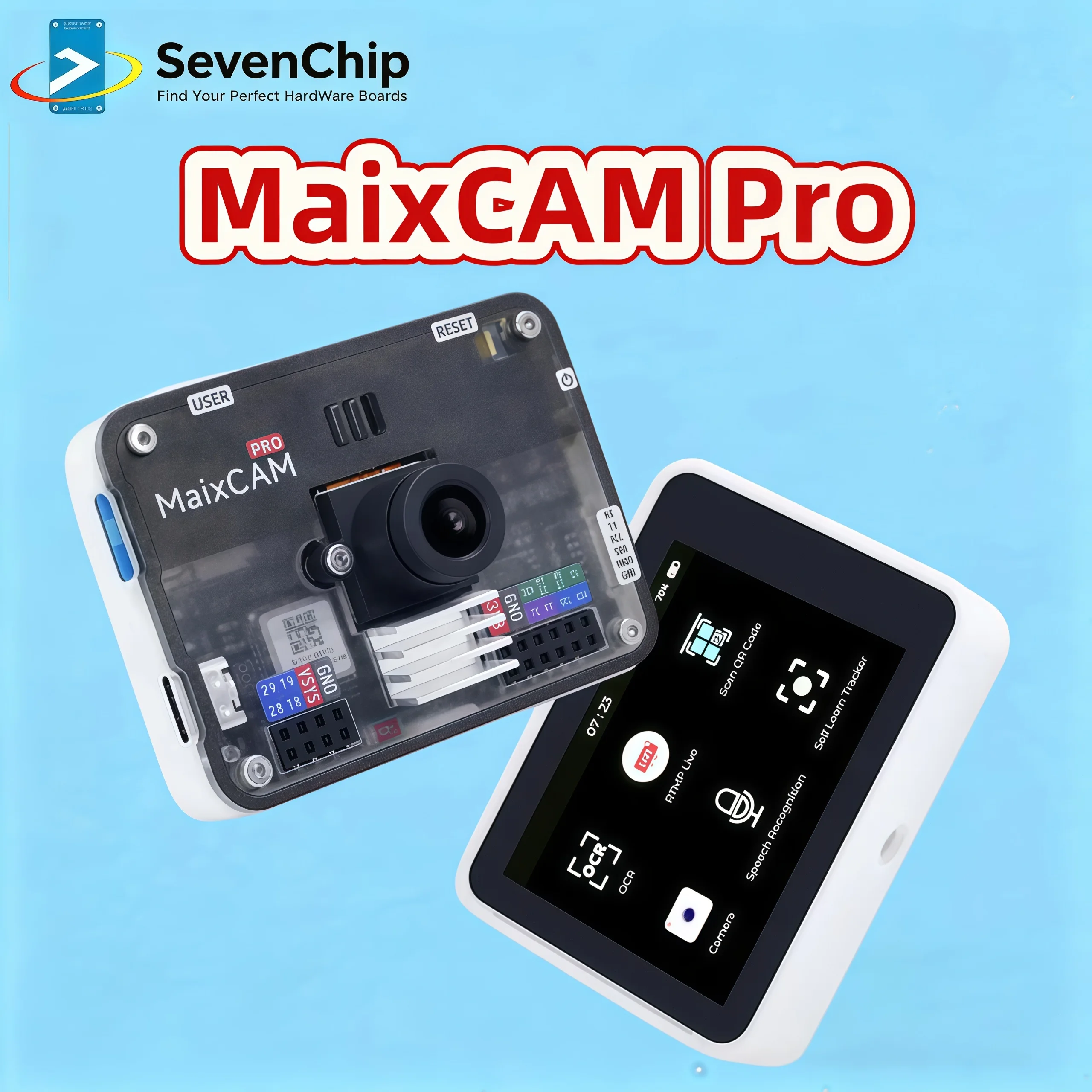 Sipeed MaixCAM Pro RISC-V C906 AI NPU SG2002 Visual IDE Rapid Deployment
