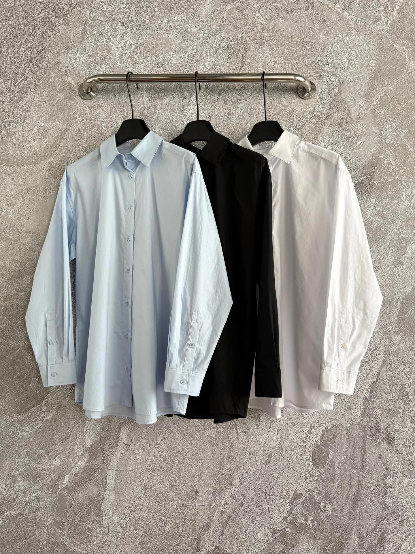 

3 Colors Women Loose Blouse Autumn Turn-down Collar Long Sleeve Casual Female Shirt