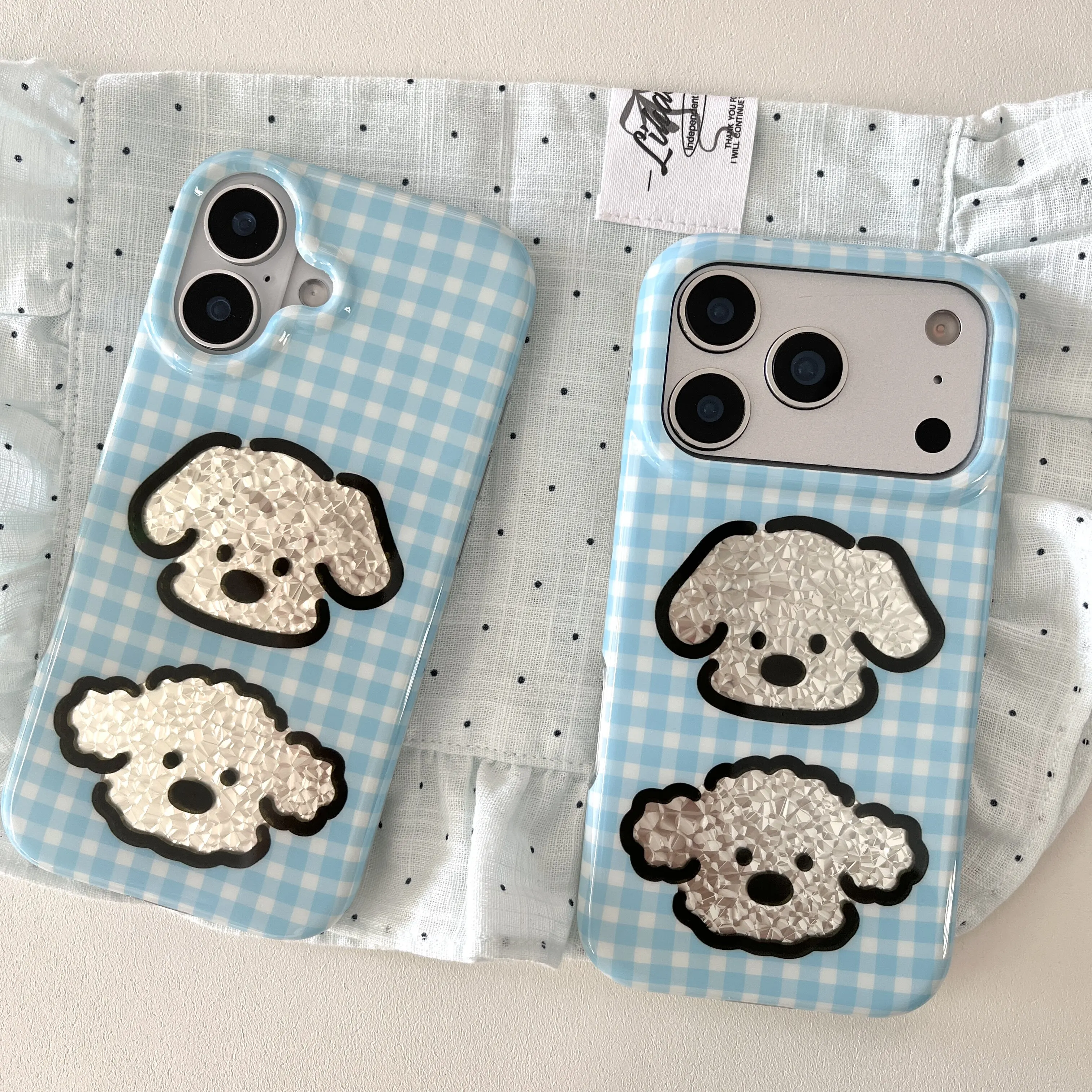 เคสโทรศัพท์ลายสุนัขสีเงินลายตา - Phone Cases Y2K บทวิจารณ์และราคา