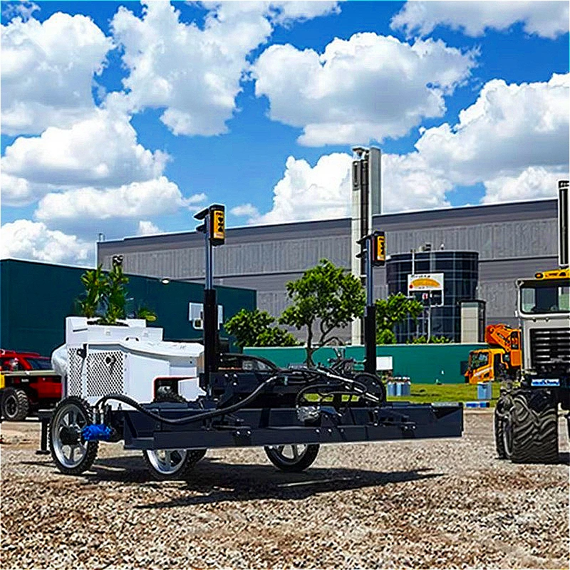High Precision Laser Guided Screed Concrete Floor Leveling System Automatic Leveling Machine Customized Production Service Sale