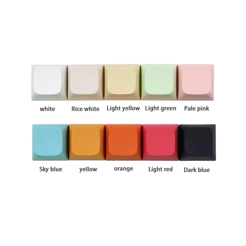 20PCS PBT Blank DIY Keycap Mechanical Keyboard Installation 1U 1X XDA Profile No Print Keycap Set For MX Switches