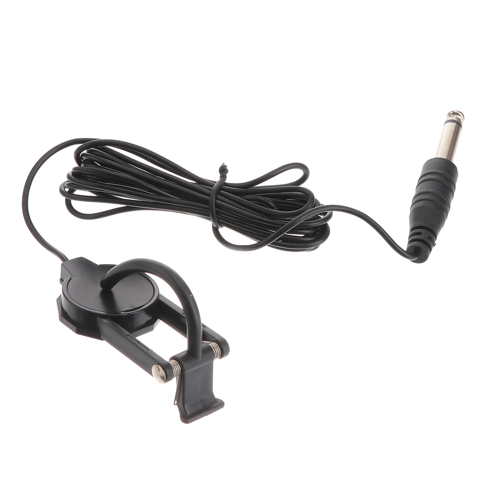 

6 .35mm Pickup Clip On Acoustic Guitar Ukulele Soundhole Pickup Soundhole Instrument 120cm Cable Stable Design