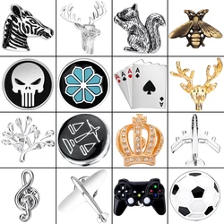 Pin de solapa de Animal de dibujos animados para hombre, Pin de cuello de Metal, broche de insignia, suéter, chaqueta, vestido de boda, traje de fiesta, decoración de sombrero