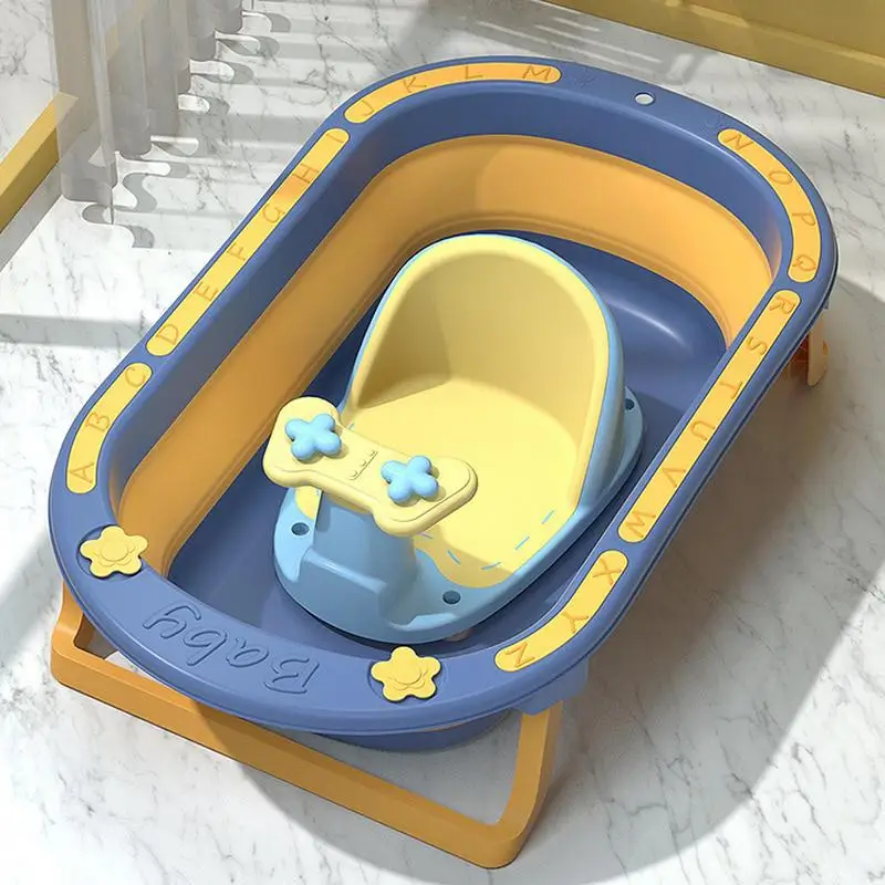 Kursi mandi bayi, tempat duduk kamar mandi dengan cangkir hisap, tempat duduk mandi bayi baru lahir dengan sandaran punggung ergonomis untuk