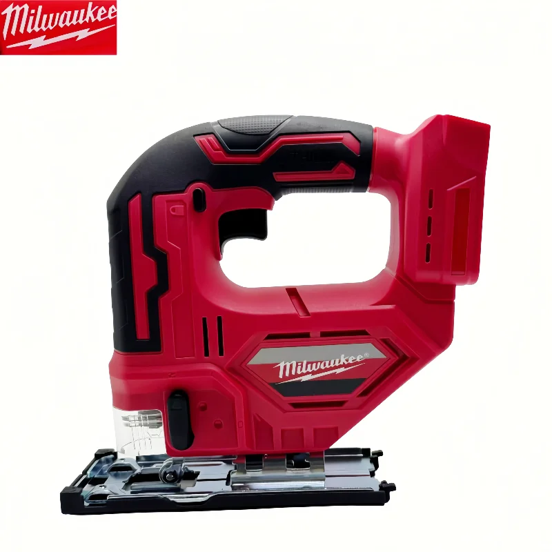 เลื่อยจิ๊กซอไร้สาย Milwaukee 3000RPM Brushless Curve Saw เครื่องมือไฟฟ้าแบบพกพาสำหรับงานไม้ ปรับได้ ใช้กับแบตเตอรี่ Milwaukee