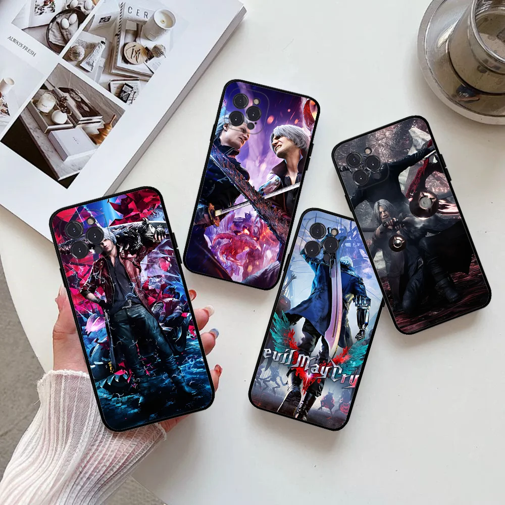 Game C-Cry M-May D-Devil Phone Case Silicone Soft for iphone 15 14 13 12 11 Pro Mini XS MAX 8 7 6 Plus X XS XR Cover