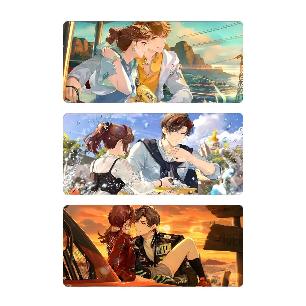 otome detective game T-Tears of Themis Mouse Pad Large Gaming Mousepad with Stitched Edges Thickened Desk Mat PC