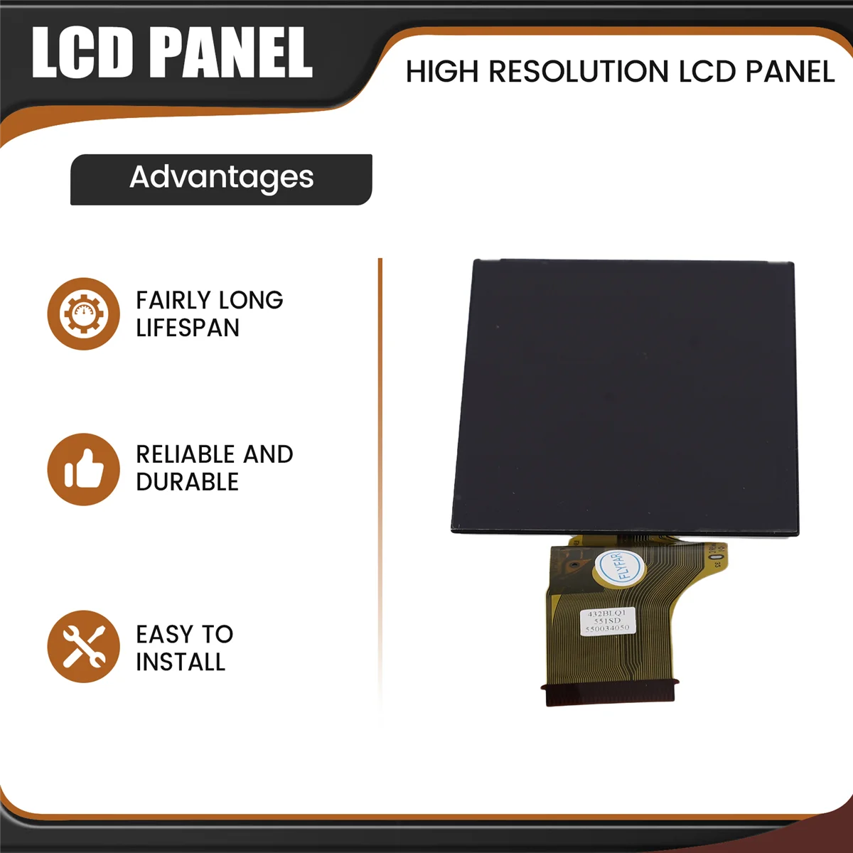 Novas peças de reparo para Sony RX100 RX100M2 RX1 A7II A7M2 A99 Tela LCD