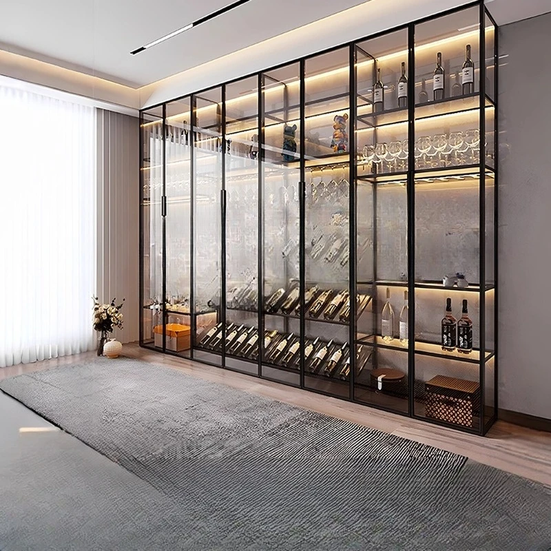 

Мебель для вина, кава, витрина, стеклянное колесо, столовая, барная мебель для дома, многофункциональные шкафы, металлический шкаф для хранения
