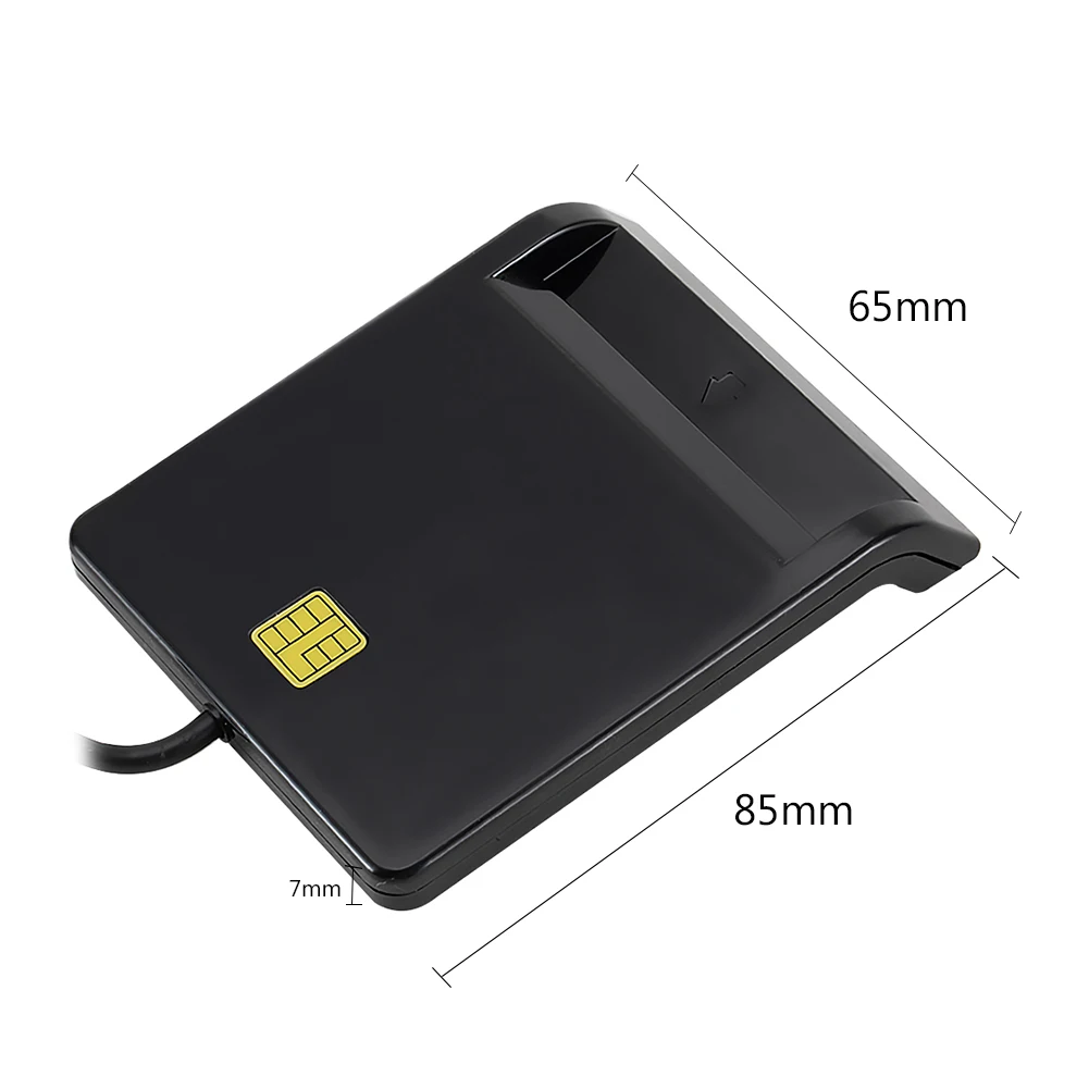 USB Smart Card Reader Stable Operation Reliable Simplicity for DNIE ATM CAC IC ID SIM Card Cloner Connector Windows