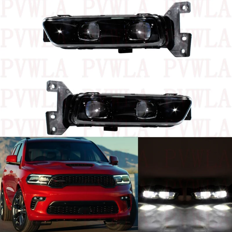 

Pair LED DRL Daytime Running Lights Lamp 68275510AC 68275511AC For Dodge Durango 2018 2019 2020 2021 2022