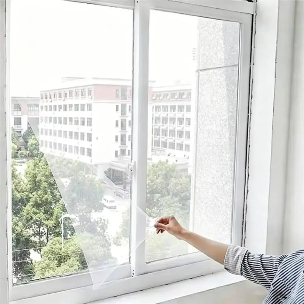 Easy Install Mesh Mosquito Net Self-Adhesive DIY Insect Net Fly Net Windows