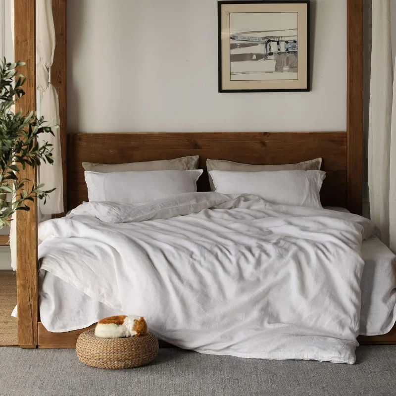 (Uux) White Linen Q… - image