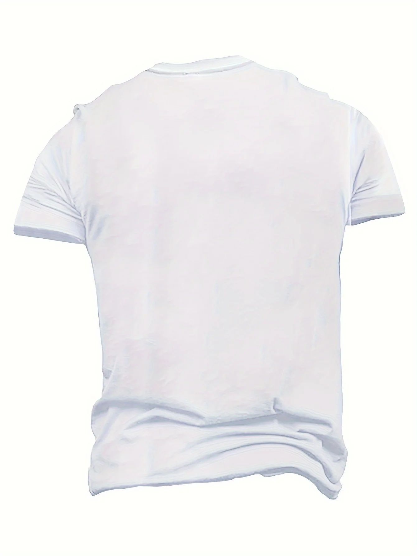 Plus Size Mr Bowie Crew Neck Tee - Breathable, Versatile, Short Sleeve T-Shirt for Summer Wear, Comfortable