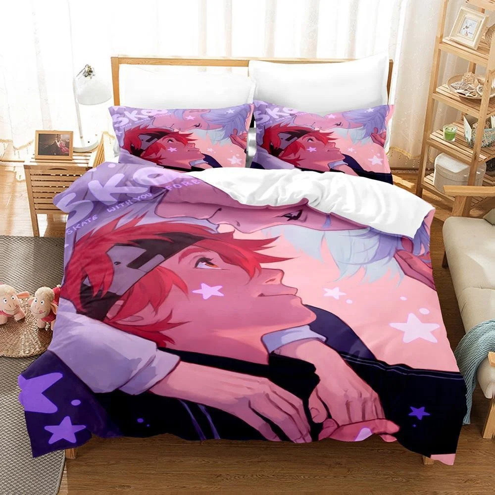 Fashion 3D Print Anime Sk8 The Infinity Bedding Set Single Twin Full Queen King Size Bed Set Adult Kid Bedroom Duvet Cover Sets