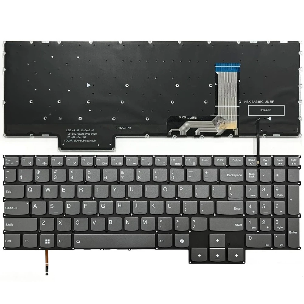 For Lenovo Legion Slim 5 16IRH8 16APH8 16AHP9 16ARP9 Laptop Keyboard Replacement