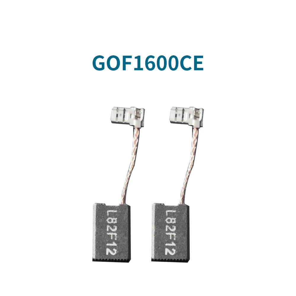 Carbon brushes for the BOSCH L82F12 GOF1600CE GOF 1600CE angle grinder replacement carbon brush set