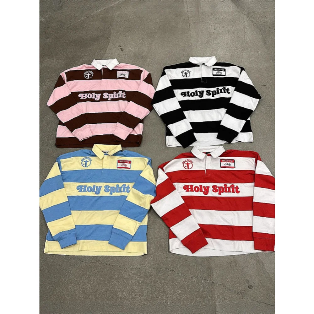 

2025 Новый свободный свитшот унисекс в американском ретро-стритском стиле с буквенным принтом и длинным рукавом Y2k