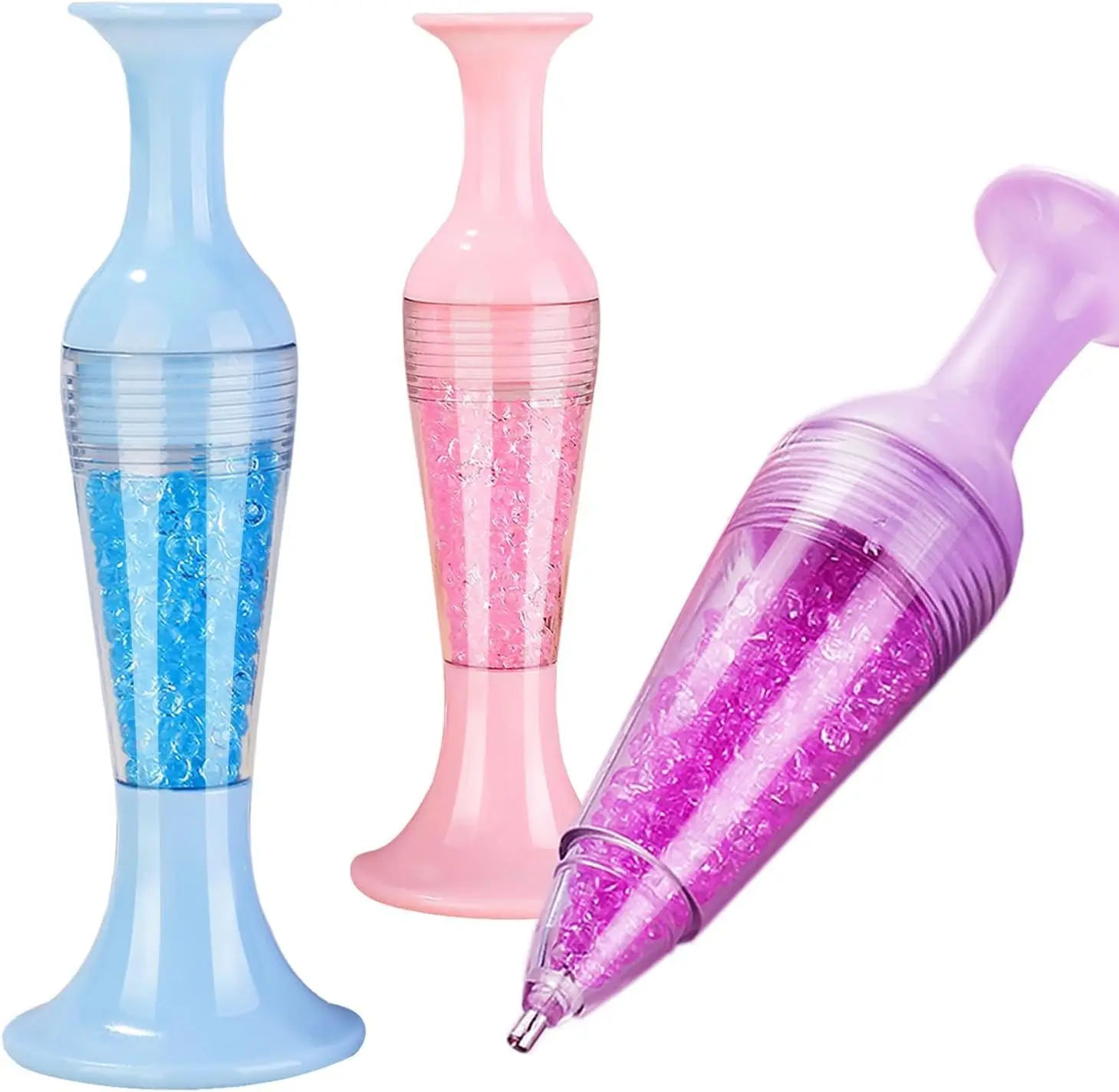 3 PCS Diamond Art Pens, Flower Pot-Shaped Drill Pen Tools and Accessories