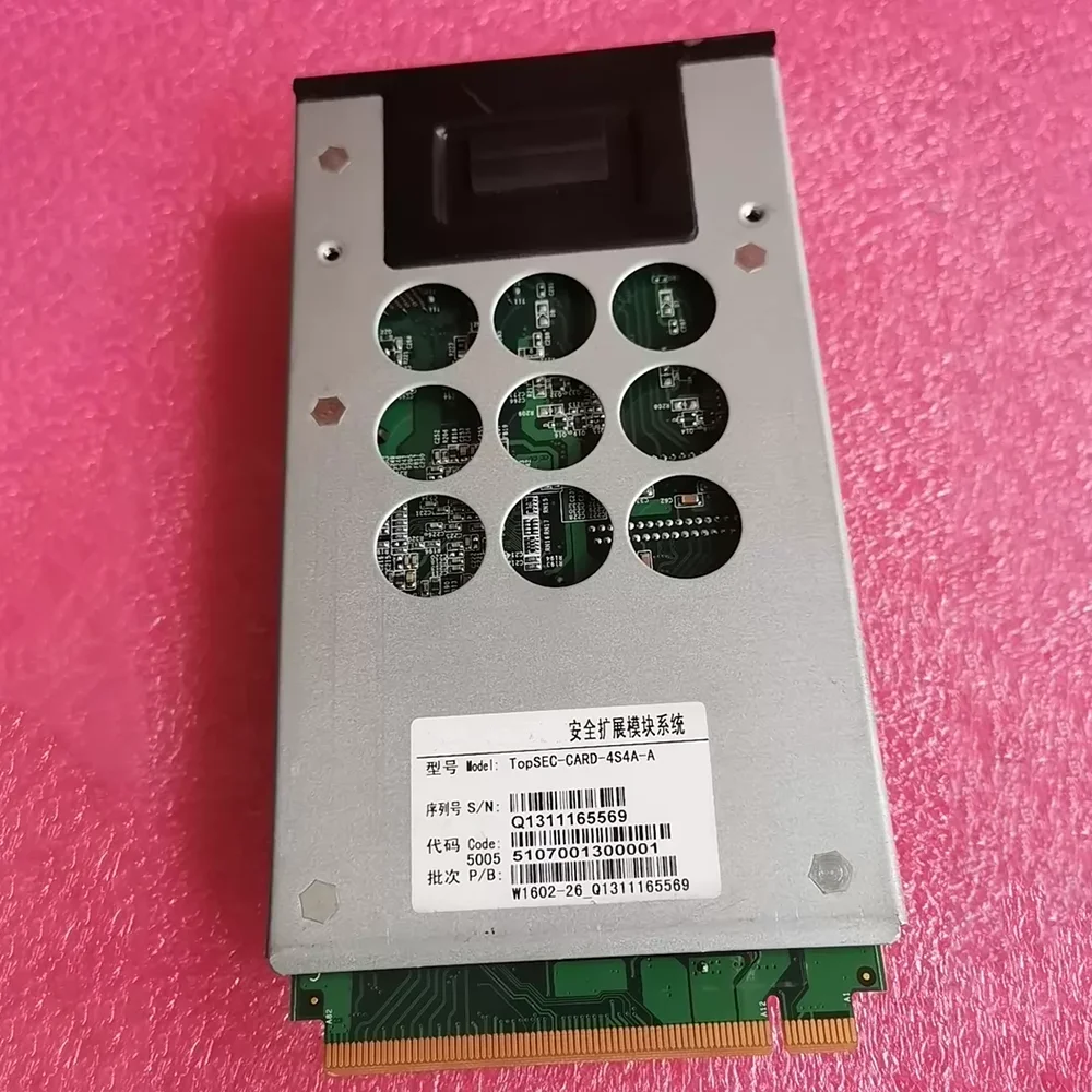 4 Optical Port 4 Electrical Port Expansion Module TopSEC-CARD-4S4A-A