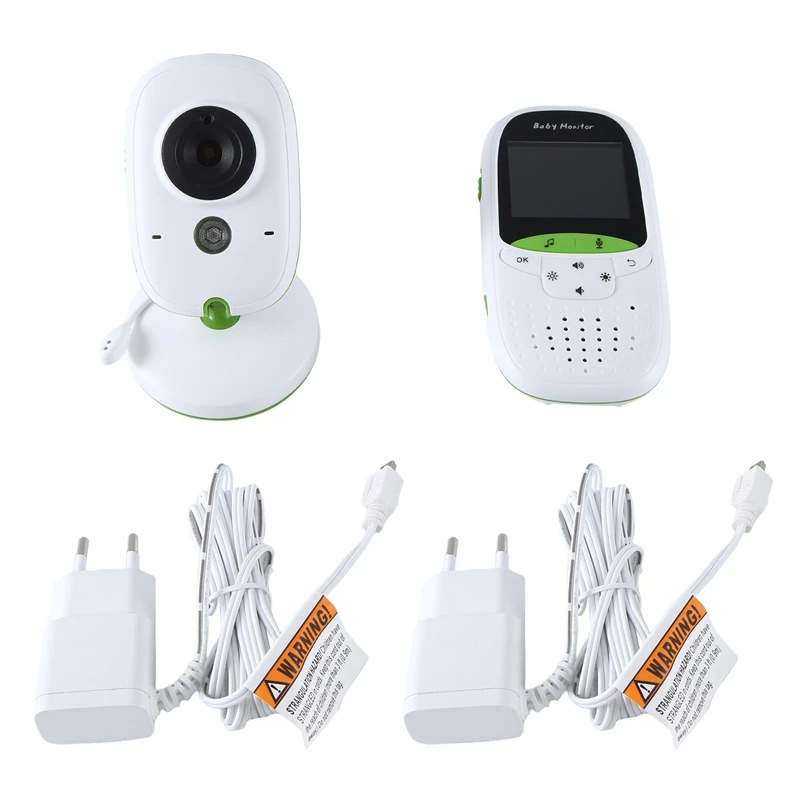 

Baby Care Device VB602 IR Night Vision Temperature Monitor Lullabies Intercom Mode Video Baby Camera Walkie Talkie EU Plug