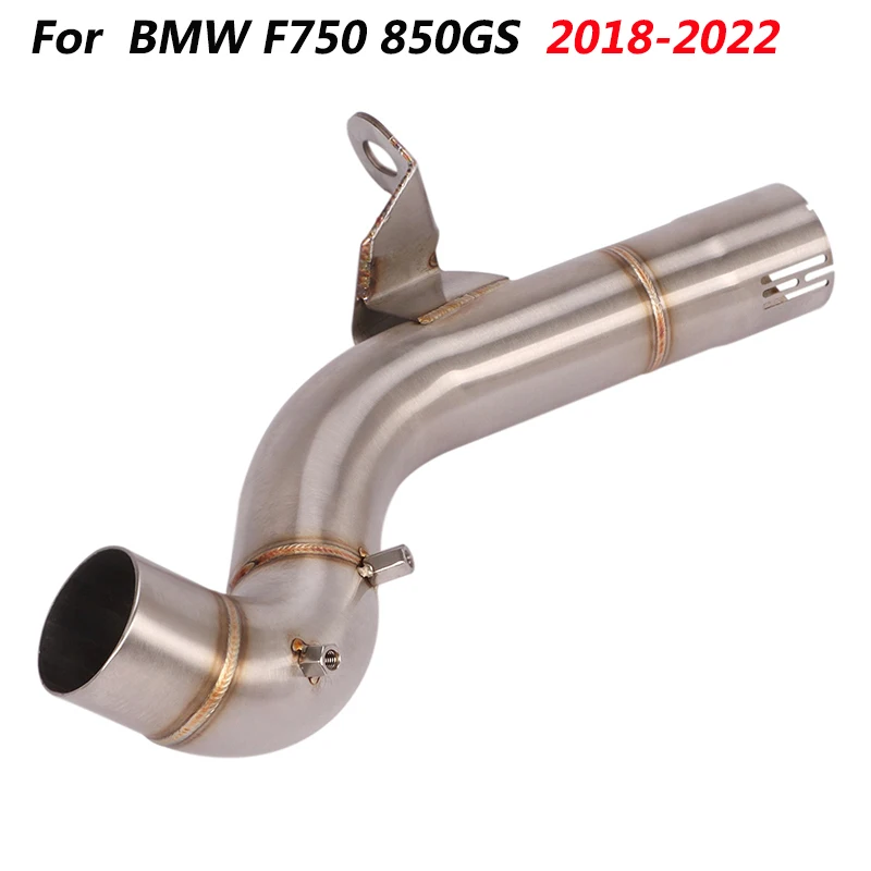 

Slip On Motorcycle Middle Connect Tube Mid Link Pipe Stainless Steel Exhaust System For BMW F750 850GS 2018-2022