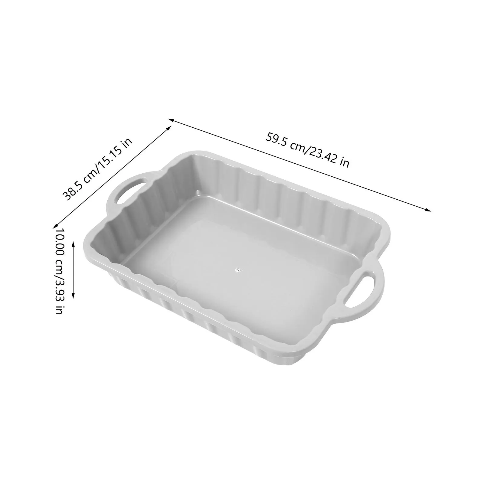 مقلاة تصريف السيارة من البلاستيك السميك ذات سعة كبيرة ومضادة للتسرب لزيت نفايات صيانة السيارة والدراجات النارية #4