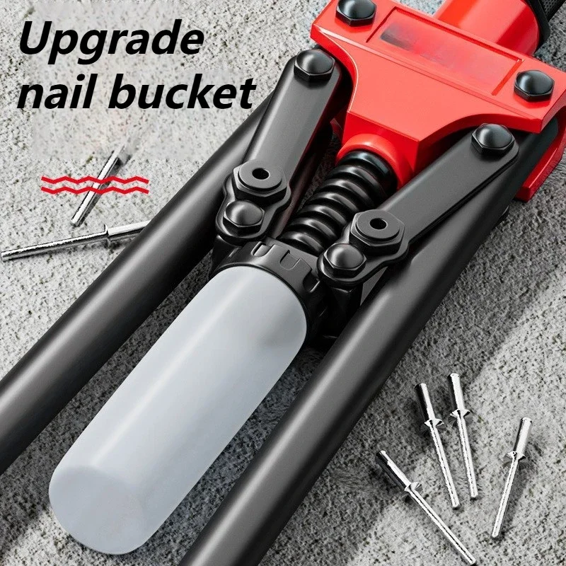Heavy Duty Riveter Guns Set  Alloy Steel Manual Riveting Gun Industrial Labor Saving Rivet Gun Tool Portable Hand Tools Kit