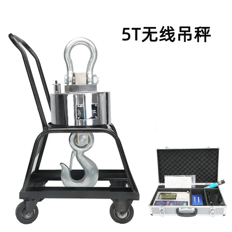 Steel display meter 5 tons wireless crane hook scale industrial electronic crane scale