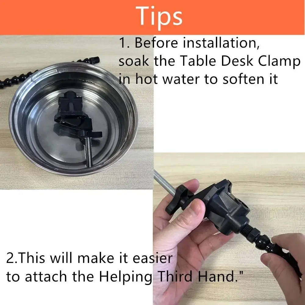 Dudukan solder baru yang dapat disesuaikan dudukan besi solder serbaguna stabil pembuatan perhiasan lengan fleksibel las antiselip