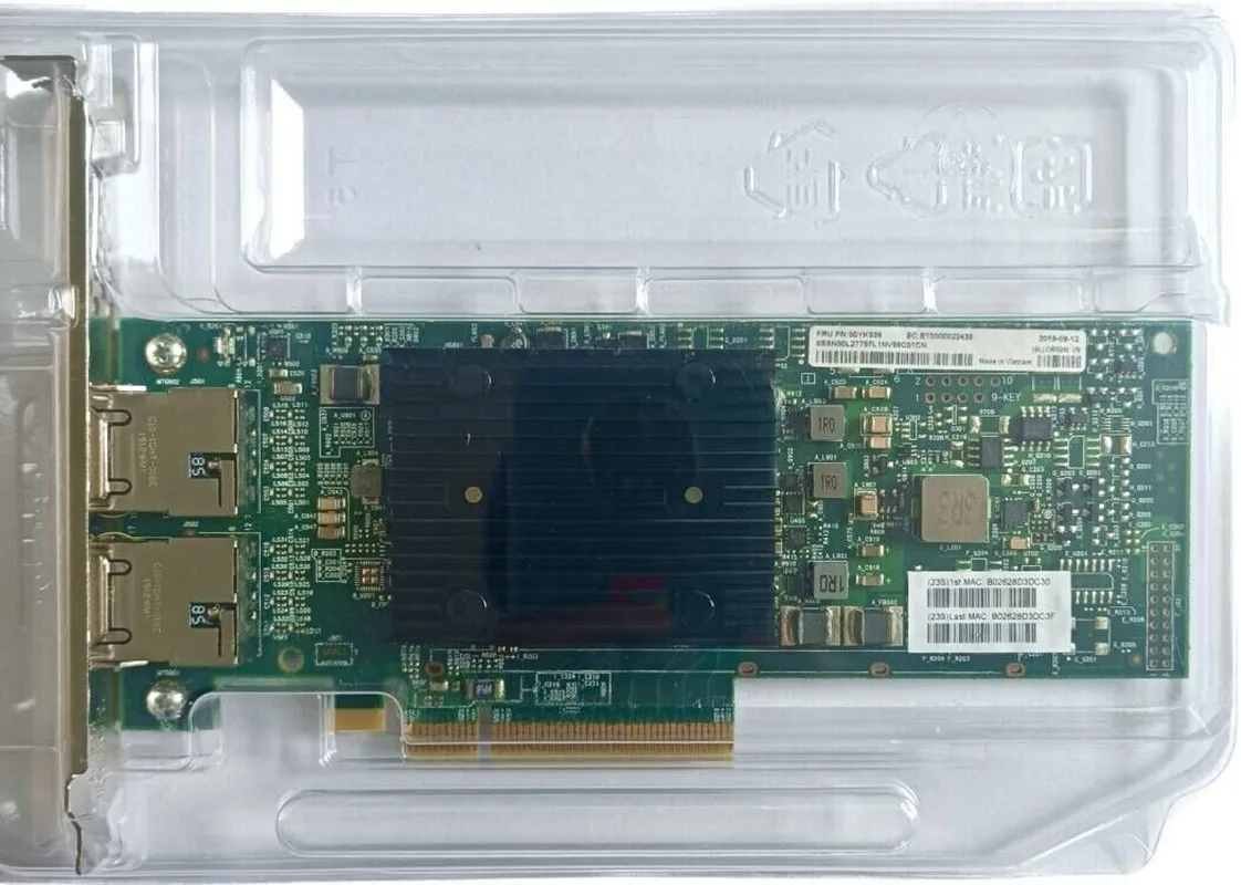 00YK535 ThinkSystem Broadcom 57416 10GBASE-T 2-Port PCIe Ethernet Adapter