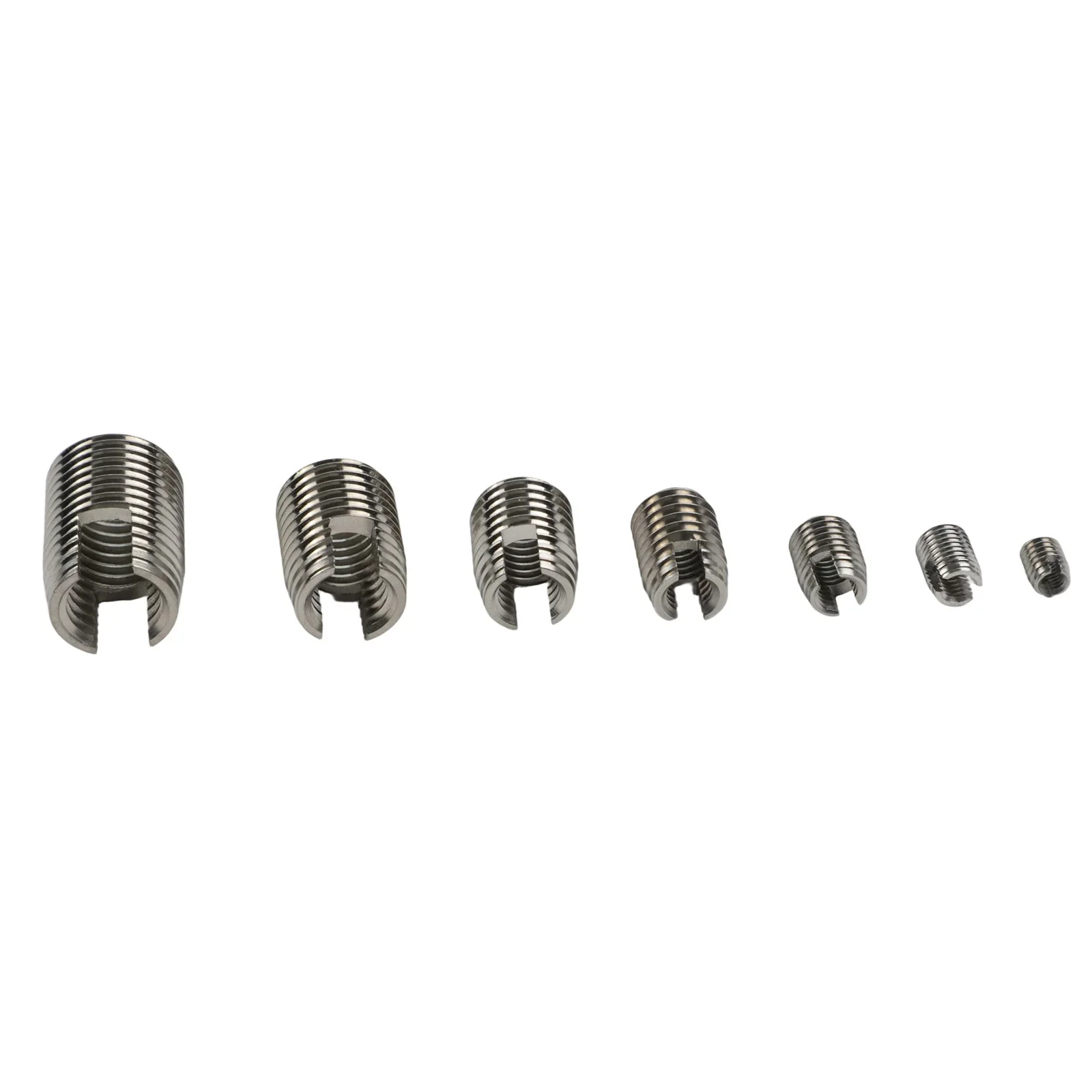 Stainless Steel Thread Inserts 50PC Set for M3 M5 M6 M8 M10 For M12 Ideal for Reinforcing Damaged Internal Threads
