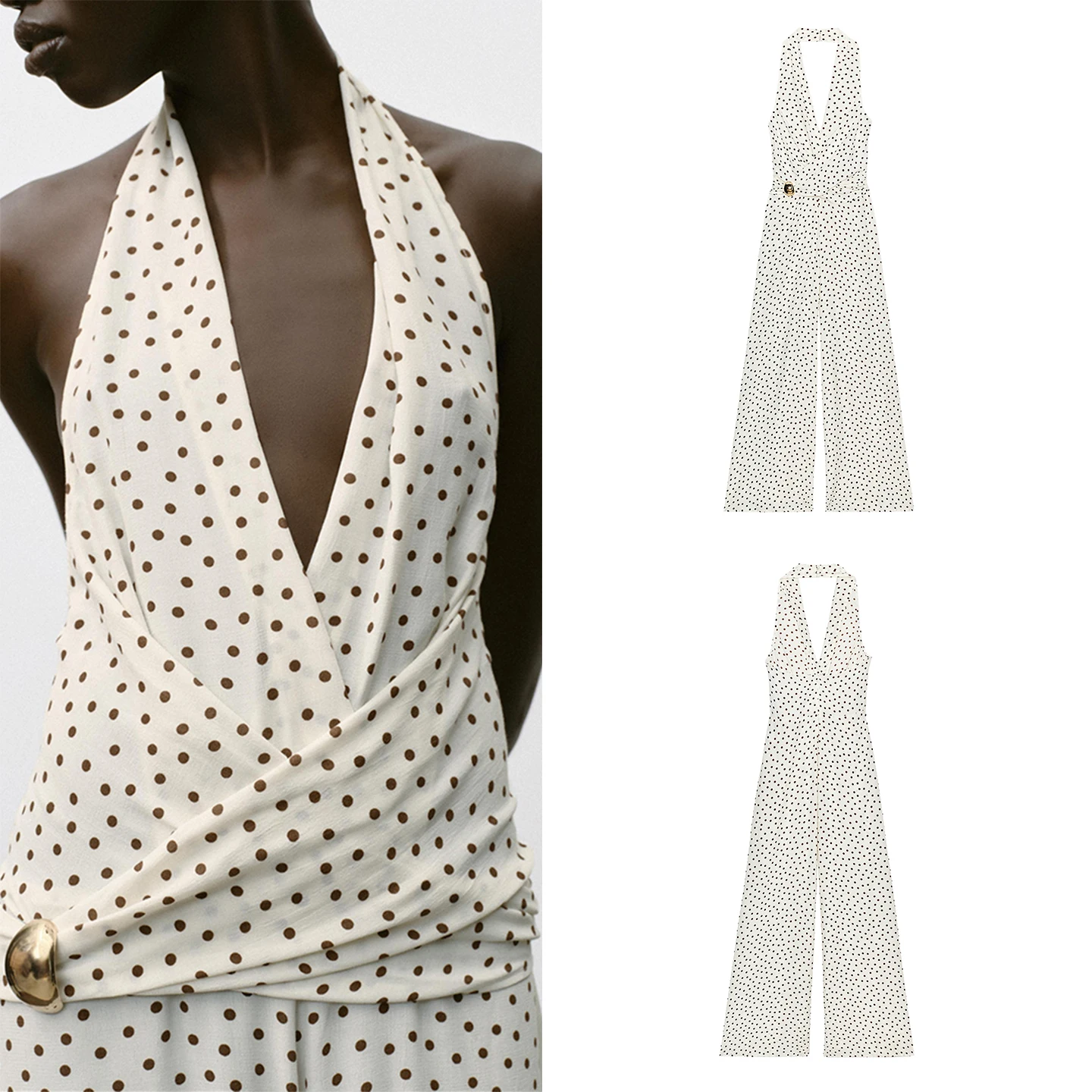 

Модный комбинезон Cheered Nel, женские длинные брюки с высокой талией, одежда для поездок на работу, брендовая осенняя новинка Z