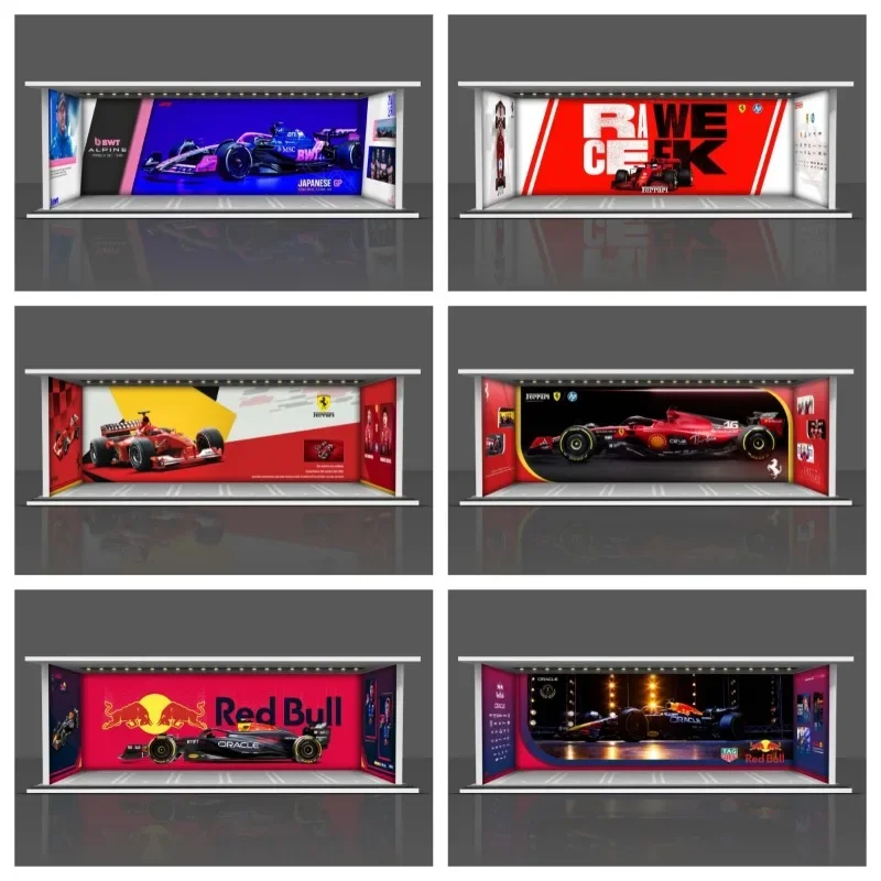 

Hot Wheels миниатюрная модель парковки в масштабе 1/64, имитация сцены, дисплей с подсветкой, подставка из ПВХ, коллекция игрушек для мальчиков