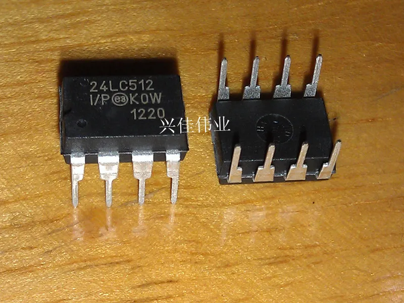 5 unids/lote 24LC512-I/P DIP8 24LC512 DIP-8 DIP en Stock nuevo original