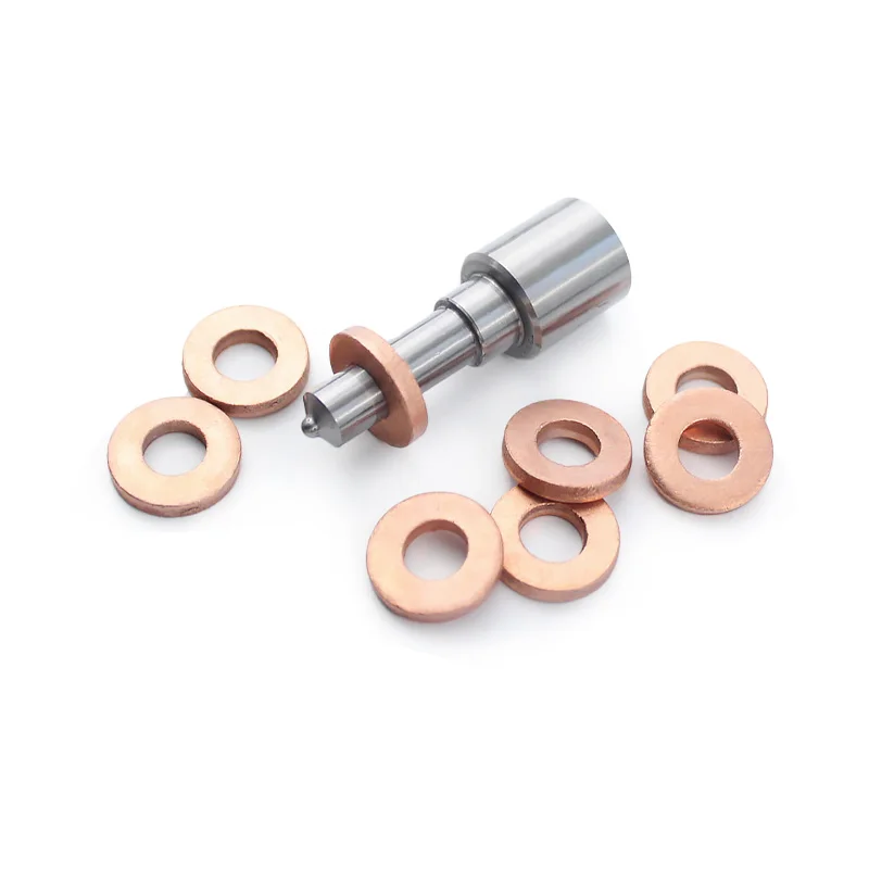 Copper Rings Gasket 4PCS F00VC17502 F00VC17503 F00VC17504 F00VC17505 F00VC17506 Copper Washers Shims Injector Washer Shims