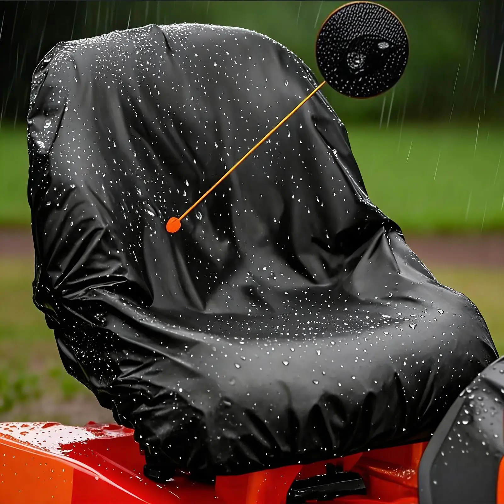 Lawn Mower Seat Cover Sunproof Weatherproof Tractor Cushion Protector Lawn Mower Seat Cushion Cover for Lawn Country Outdoor