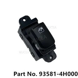 Dành Cho Xe Hyundai H-1 Grand Starex H1 I800 H1 IMax Hành Khách Tay Cầm Điều Khiển Nút OEM 935814H000 93581 4H000 93581-4H000