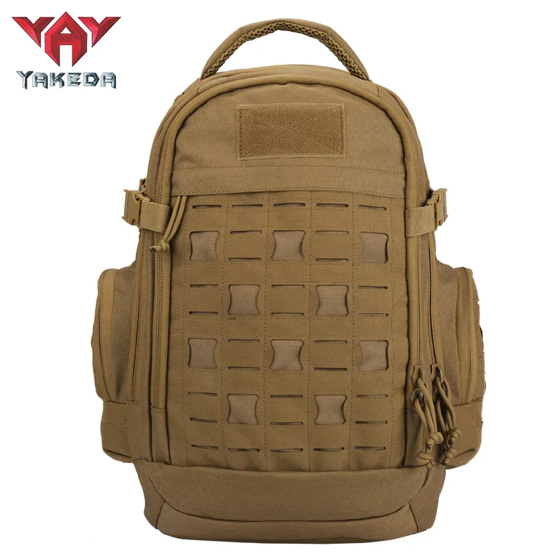 

YAKEDA Assault Tactical Molle Backpack Fans 600D Sports Outdoor Bag High Capacity Tourism Hiking Mountain Camping Bags