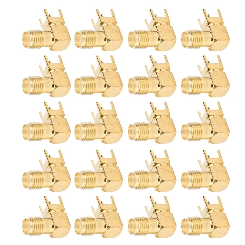 20Pcs SMAKWE RF Connector Half Thread DTU Wireless Data Transmission Smart Light Module Connect