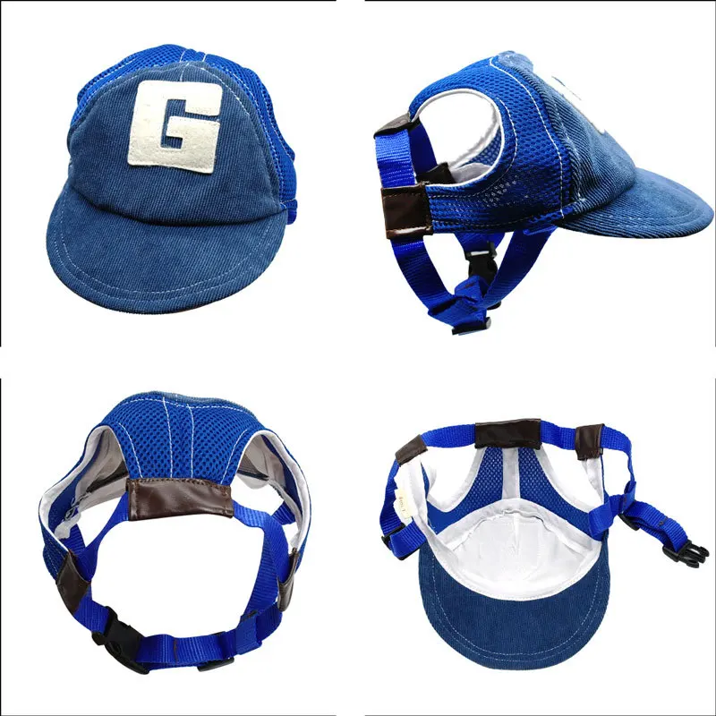 

Pet Sun-protective Baseball Cap Cats & Dogs Breathable Sun-proof British-style Hat To Keep Cool Outside And Basking Sun